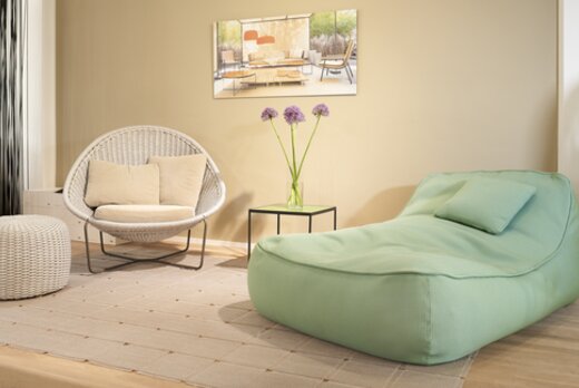 Ansicht eines Arrangements mit Float und Nido von Paola Lenti